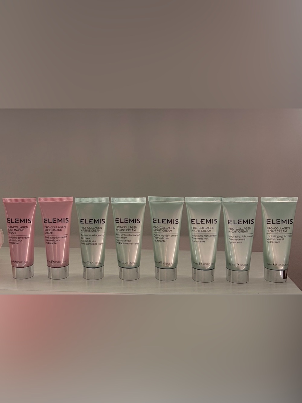 ELEMIS Pro-Collagen 15 mL 8-Piece Skincare Bundle – NEW & SEALED – 120 mL Total